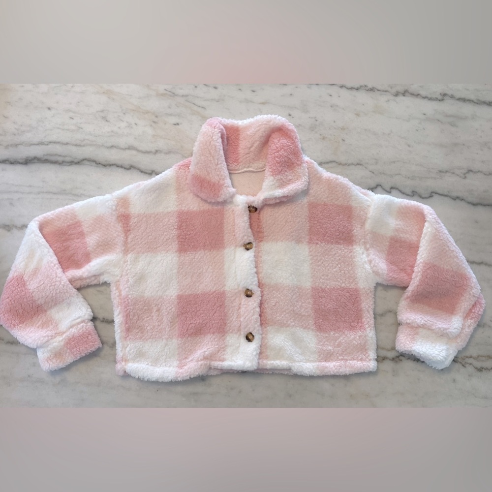 Sherpa crop top